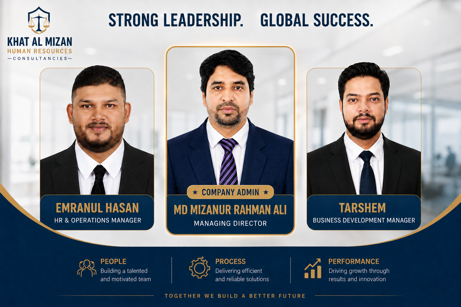 Khat Al Mizan Leadership Team